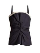 Jacquemus Le Haut Rose Lace-trimmed Wool Cami Top