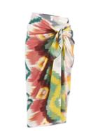 Eres - Tournesol Printed Cotton-blend Sarong - Womens - Multi Stripe
