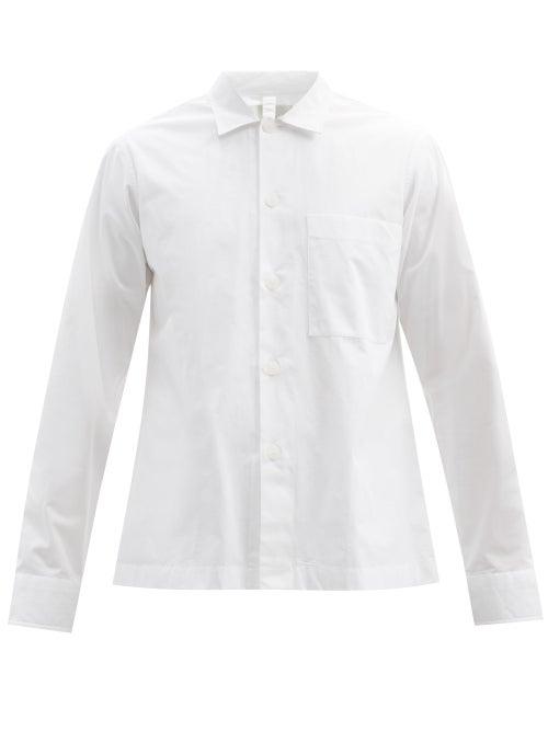 Matchesfashion.com Studio Nicholson - Patch-pocket Cotton-poplin Shirt - Mens - White