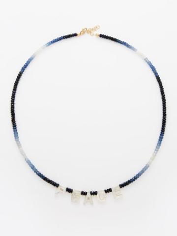 Roxanne First - Peace Sapphire, Pearl & 14kt Gold Necklace - Womens - Multi