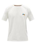 Mens Rtw Paul Smith - Paint Splatter Organic-cotton Jersey T-shirt - Mens - White
