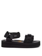 Matchesfashion.com Suicoke - Cel-v Velcro-strap Flatform Sandals - Womens - Black