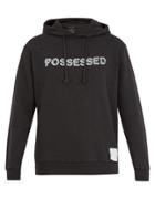 Satisfy Possessed Distressed Hooded Cotton Sweatshirt
