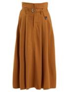 Toga High-rise Belted Maxi Skirt