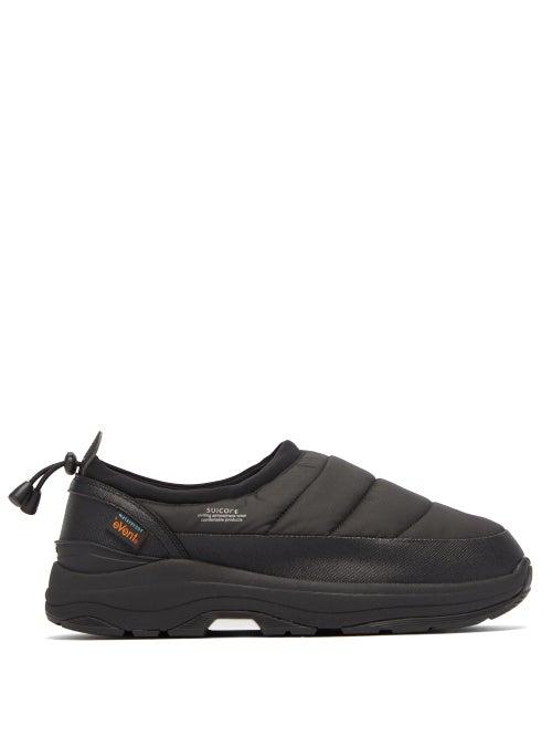 Matchesfashion.com Suicoke - Pepper Padded Slip-on Trainers - Womens - Black