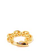 Lizzie Fortunato - Oro Gold-plated Chain Bracelet - Womens - Gold Multi