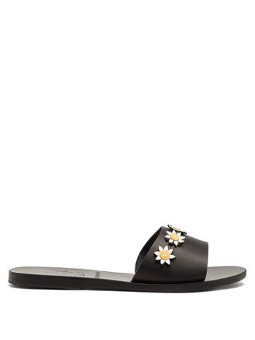 Ancient Greek Sandals X Fabrizio Viti Paola Embellished Leather Slides