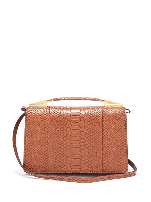 Matchesfashion.com Stella Mccartney - Flo Small Faux Leather Cross Body Bag - Womens - Tan