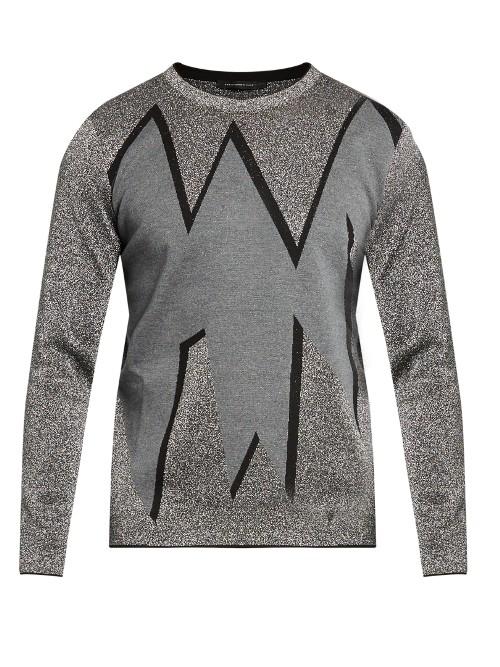 Christopher Kane Smashed Jacquard Sweater