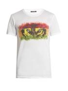 Balmain Wolf-print Crew-neck Cotton T-shirt