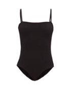 Hunza G - Maria Crinkle-knit Swimsuit - Womens - Black
