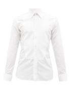Tom Ford - Bib-front Cotton-poplin Dinner Shirt - Mens - White