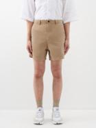 Raey - Classic Baggy Organic Cotton Shorts - Mens - Khaki