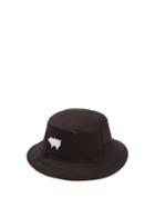 Matchesfashion.com Thom Browne - Pig-embroidered Bucket Hat - Mens - Black