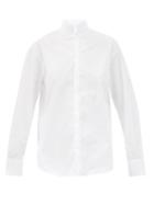 Matchesfashion.com Bourrienne Paris X - Vii Amazone Stand-collar Cotton Shirt - Womens - White