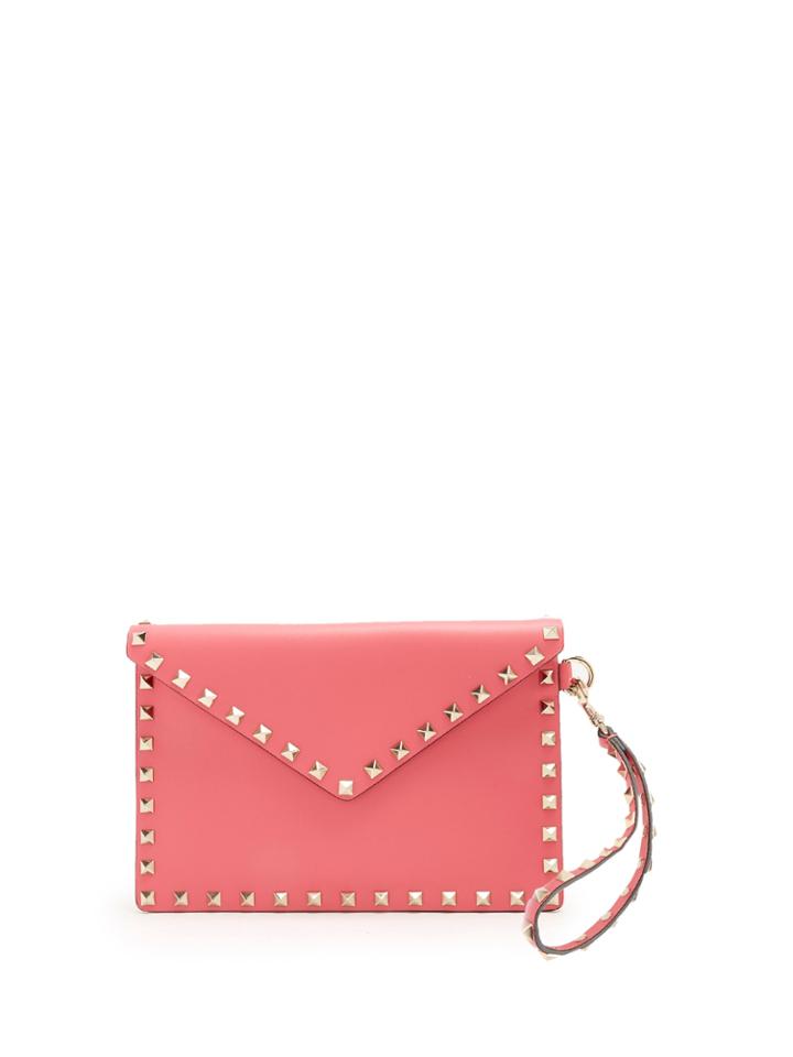Valentino Rockstud Flap Envelope Pouch