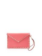 Valentino Rockstud Flap Envelope Pouch