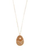 Matchesfashion.com Cvc Stones - Creative Diamond & 18kt Gold Necklace - Womens - Brown