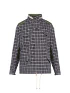 Matchesfashion.com Junya Watanabe - Checked Cotton Twill Jacket - Mens - Grey Multi