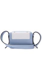 Matchesfashion.com Lutz Morris - Maya Intarsia Leather Cross Body Bag - Womens - Light Blue