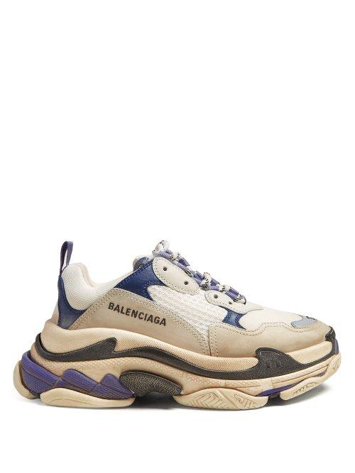 Matchesfashion.com Balenciaga - Triple S Trainers - Womens - Blue White
