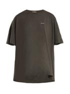 Matchesfashion.com Balenciaga - Cocoon Copyright Logo Cotton Jersey T Shirt - Womens - Black