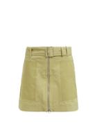 Matchesfashion.com Proenza Schouler Pswl - Utility Stretch Cotton Twill Skirt - Womens - Green