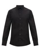 Matchesfashion.com Dolce & Gabbana - Johnny Gold Fit Cotton Blend Shirt - Mens - Black