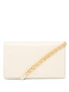 Ladies Bags Jil Sander - Prysm Medium Leather Shoulder Bag - Womens - White