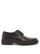 A.p.c. - Clem Leather Derby Shoes - Mens - Black
