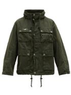 Matchesfashion.com Phipps - Holocene Logo-embroidered Cotton-twill Parka - Mens - Green