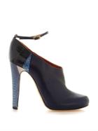 Malone Souliers Shari Snakeskin And Leather Ankle Boots