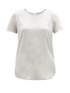 Matchesfashion.com Max Mara Leisure - Cortona T-shirt - Womens - Light Grey