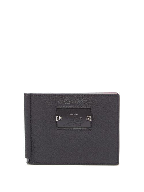 Matchesfashion.com Christian Louboutin - Clipsos Leather Wallet - Mens - Black