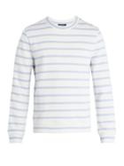 A.p.c. Gianno Tutti-embroidered Striped Cotton Sweatshirt
