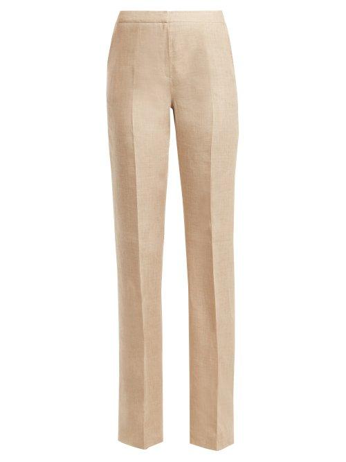 Matchesfashion.com Max Mara - Atlanta Trousers - Womens - Beige