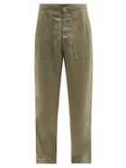 Matchesfashion.com Officine Gnrale - Paolo Lyocell Chino Trousers - Mens - Khaki