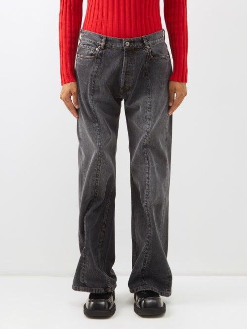 Y/project - Classic Wire Straight-leg Jeans - Mens - Black