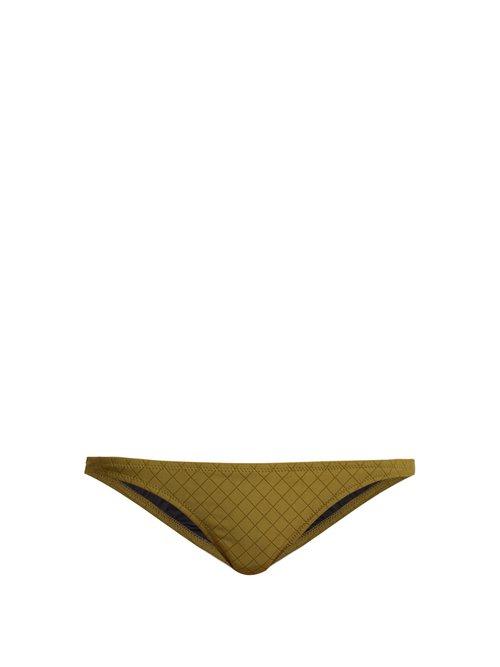 Matchesfashion.com Made By Dawn - Petal Low Rise Bikini Briefs - Womens - Green