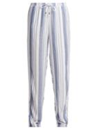 Melissa Odabash Kelly Striped Wide-leg Trousers