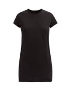 Matchesfashion.com Rick Owens - Level Longline Cotton-jersey T-shirt - Womens - Black