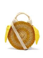 Matchesfashion.com Muu - Rosa Straw Bag - Womens - Yellow Multi