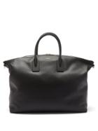Saint Laurent - Double-zip Leather Holdall Bag - Mens - Black