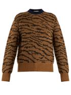 Toga Animal-jacquard Wool-blend Sweater