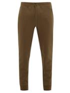 Matchesfashion.com Polo Ralph Lauren - Logo Embroidered Jersey Track Pants - Mens - Khaki