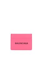Matchesfashion.com Balenciaga - Everyday Logo Leather Cardholder - Womens - Pink