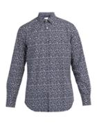 Matchesfashion.com Paul Smith - Floral Print Cotton Shirt - Mens - Navy Multi