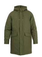 A.p.c. Daft Hooded Coated Cotton-blend Parka