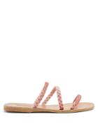 Ancient Greek Sandals Alkmin Braided-velvet Leather Sandals