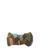 Matchesfashion.com Missoni - Plaited Striped Knitted Mesh Headband - Womens - Green